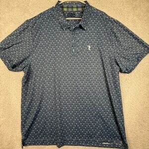 William Murray Golf Polo Shirt XX-Large Beer Mugs Pattern‎ Short Sleeve Men